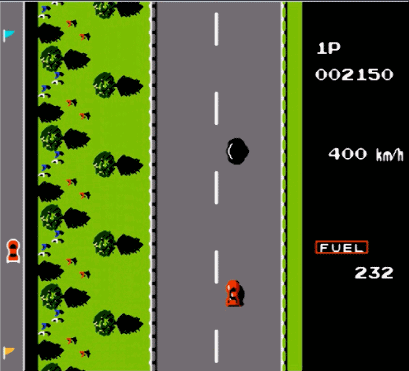经典FC游戏《公路赛车》如果可以使用大货车<strong></p>
<p>经典h游戏</strong>，会出现什么有意思的效果呢？